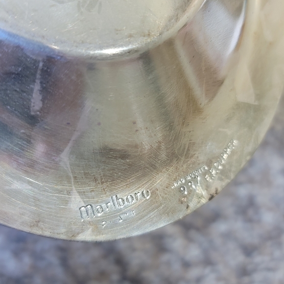 Marlboro Ashtray Plate Lead Mounts 997 E.P. Copper - Picture 3 of 4